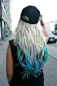 White Blonde Hair Ocean Blue Ombre Ash Blonde Hair Blue Tips Blue Ombre Ash Blonde Hair Avec Images Style De Cheveux Cheveux Mauves Les Meilleurs Produits Pour Cheveux