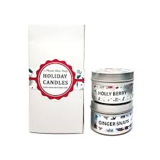 Nature Skin Shop Handmade Holiday Wood Wick Candles Gift Set Pack Of 2 Walmart Com Walmart Com