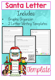 Santa Letter Template Letter Writing Template Santa Writing Santa Letter Template