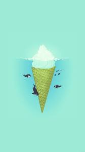 The best homemade ice cream. Ice Cream Iceberg Iphone Wallpaper Gambar Lucu Es Krim