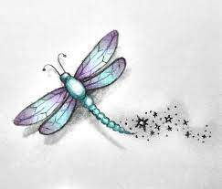 Draw a pair of eyeballs first. 80 Meaningful Dragonfly Tattoos Ideas