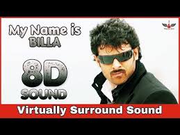 My Name Is Billa 8d Audio Song Billa Prabhas Anushka Telugu 8d Songs Youtube Audio Songs Songs Telugu