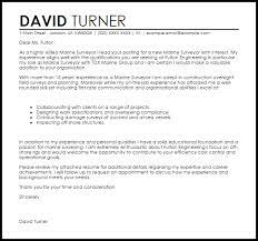 Employers often receive hundreds of responses when they post job openings online using job boards or the career section of its website. Land Surveyor Cover Letter Sample October 2021