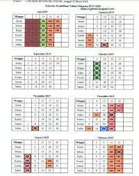Kalender 2021 indonesia sudah dirilis. Template Kalender 2021 Excel Indonesia Celoteh Bijak