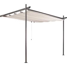 Als sonnenschutz oder als rankgerüst für rosen ist sie nützlich und hübsch zugleich. Pergola Markise Armila 300 Cm X 300 Cm Beige Kaufen Bei Obi