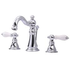 Its aerated flow is ideal for everyday bathroom tasks such as washing hands or brushing teeth. Kingston Brass Classic 8 In Widespread 2 Handle High Arc Bathroom Faucet In Chrome Hfs1971apl The Home Depot