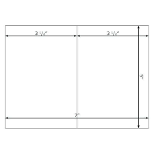 Simply divide the document into two columns and work on each side for the interior pages. 79 Free Printable 5x7 Folded Card Template For Word Templates By 5x7 Folded Card Template For Word Cards Design Templates