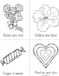 Roses Are Red From Twistynoodle Com Roses Are Red Poems Valentines Day Coloring Page Red Roses