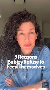 Some babies need a bit of guidance 🤍, Starting solid food is a time of big  learning and big changes. While many babies immediately jump in and start  exploring and eating, some are a bit more hesitant. ...