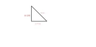 Square root the result of step 3. The Hypotenuse Of A Right Triangle Is 13 Cm One Of The Legs Is 7 Cm Longer Than The Other How Do You Find The Area Of The Triangle Socratic