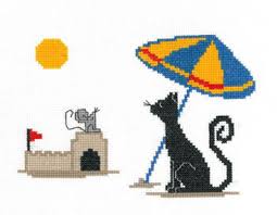 Beach Time Silly Snobs Cross Stitch Chart And 50 Similar Items
