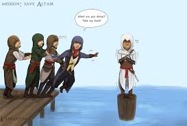 Did Altair Ever Have An Alternate Black Outfit Like Thomas De Carneillon In  Ac1? : R/Assassinscreed