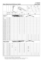 Wiper Blade Quick Reference Guide Wiper Blades Pages 1 7