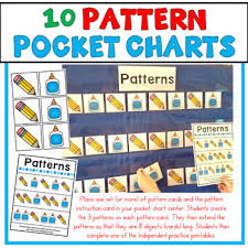 dollar deal pattern pocket chart center color or black and white