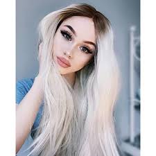 Ombre Platinum Blonde Lace Front Wig