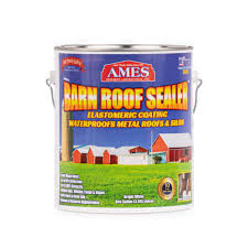 Ames 1 Gal White Barn Roof Sealer Waterproof Metal Roof And Silo Reflective Roof Coating Brs1 The Home Depot