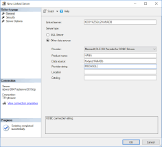 Connect To Sap Hana Database From Sql Server Using Linked Server Configuration Sql Server Sql Sql Server Management Studio