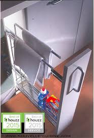 Panier Coulissant Avec Porte Serviettes Sliding Basket With Towel Rack Design Double Storey House Service Design