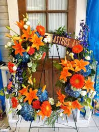 Aug 18, 2021 · from casket choices to funeral flowers,. Astros Wreath In Deer Park Tx Flower Cottage Of Deer Park