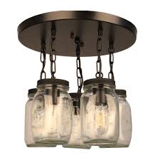 Unwrap your copper led fairy tale lights and neatly push them into the jars. Shop For Mason Jar Chandelier Semi Flush Mount 1 3 5 Light Get Free Delivery On Everything At Overstock Your Online Ceiling Lighting Store Get 5 In Rewards With Club O 31880982