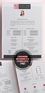 Fashion Designer Resume Template Cv Freebies Psd