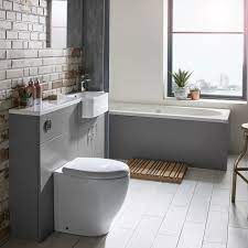 Colonial white slimline bathroom storage cupboard unit for sizing 1200 x 1200. Muse Stone Grey Fitted Furniture Fitted Bathroom Fitted Bathroom Furniture Bathroom Furniture Modern