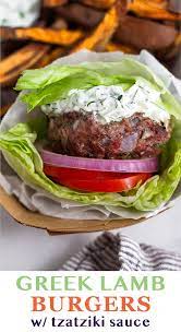 Greek Lamb Burger Recipe Lamb Burger Recipes Lamb Burgers Ground Lamb Recipes