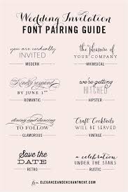 Casual Wedding Invitation Font Pairing Guide Good Wedding Invitation Fonts Wedding Invitation Fonts Invitation Fonts Vintage Wedding Invitations