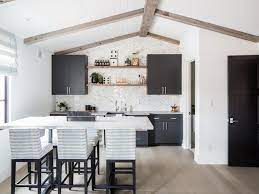 I've been (still) working hard in the kitchen, and just finished up the cabinets! 8 Stylish Tuxedo Kitchen Designs Hgtv