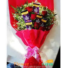 Maybe you would like to learn more about one of these? Send Online Rose N Chocolate Bouquet Order Delivery Flowercakengifts