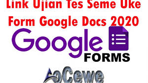Sesuatu hal disini maksudnya dalam. Link Ujian Tes Seme Uke Form Google Docs 2020 Aocewe Com