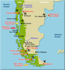 Argentina is a triangulation station in chile and has an elevation of 1265 metres. Patagonia Simple Map Patagonia Travel Chile Argentina Map