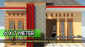 Maybe you would like to learn more about one of these? Desain Rumah Minimalis 6x10 Meter Atap Dak Cor Youtube
