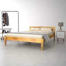 Enhance your bedroom aesthetic with the sleek and sophisticated. Fesjoy Bed Frame Solid Bedstead Base Heavy Duty Double Solid Mango Wood Bed Frame Fit For 180 X 200 Cm Mattress With Large Storage Space Buy Online In United Arab Emirates At