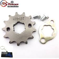 Us 5 56 19 Off Stoneder 428 13 Tooth 20mm Front Chain Sprocket Gear For Atv Quad Pit Dirt Bike 50cc 70cc 90cc 110cc 125cc 140cc 150cc 160cc In