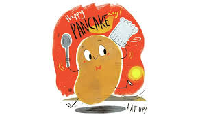St patricks day free graphics and clipart. Happy Pancake Day Eat Up Cartoon Picture