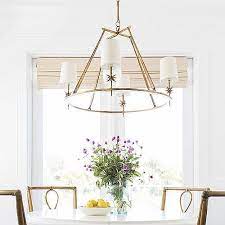 The Simple Silhouette Of Visual Comfort Round Chandelier Chandelier Kitchen Table Light Fixtures
