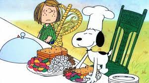 Time for our annual love and disappointment that franklin is sitting on one side of the table all by himself. The Recipe For A Charlie Brown Thanksgiving Los Angeles Times