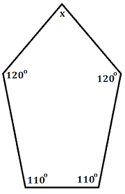 Then find the value of x. Finding A Missing Interior Angle Measure In A Convex Polygon Study Com