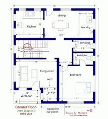 1000 Sq Ft House Plans 3 Bedroom Kerala Style House Plan Ideas Small Modern House Plans Simple House Plans New House Plans