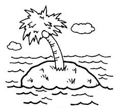 Tropical island coloring pages are a fun way for kids of all ages to develop creativity, focus, motor skills and color recognition. A Scenic Tropical Island With Sandy Beach Coloring Page Download Print Online Coloring Pages For Free Color Nimbus