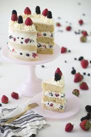Simple Triple Berry Cake With An Easy Mascarpone Cheese Frosting Fresh Berry Recipes Sweet Desserts Cake Rec Berry Cake Lemon And Coconut Cake Cake Recipes