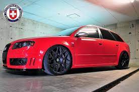 Audi B7 Rs4 Red Hre P40s Satin Black D Red Audi Audi Rs4 Audi