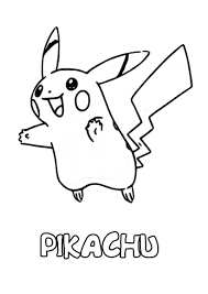 Dessins Gratuits A Colorier Coloriage Pokemon Pikachu A Imprimer