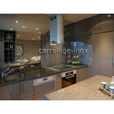 When combined with the custom cabinetry, light fixture, and waterfall countertop, it becomes even. Tile Mirror Polished Stainless Steel Mosaic Backsplash Miroir98 Carrelage Inox Fr
