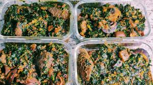 1 cup of if the fish is very dry, add it at the very beginning. How To Make Edikaikong Soup Nigerian Vegetable Soup With Ugu And Water Leaf Youtube