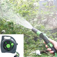 بكرة خرطوم ماء بانبوب من جيه ام كول تقبل التعليق على الجدار والتخزين لغسل السيارة وسقاية الحديقة بقياس 50 متر جديد Amazon Ae