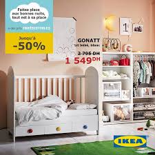 Voir plus d'idées sur le thème chambre enfant, chambre bébé, deco chambre enfant. Soldes Ikea Maroc Lit Bebe Gonatt Blanc 1549dhs