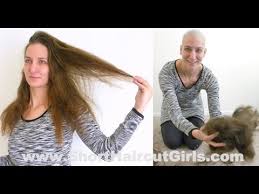 Hair loss is a common development for people of all genders. Long To Bald In Stages Www Shorthaircutgirls Com Youtube
