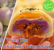Cách Làm Nhân Mochi Khoai Môn Chà Bông Trứng Muối | Nhân Bánh Trung Thu  Ngàn Lớp |Taiwanese Mooncake